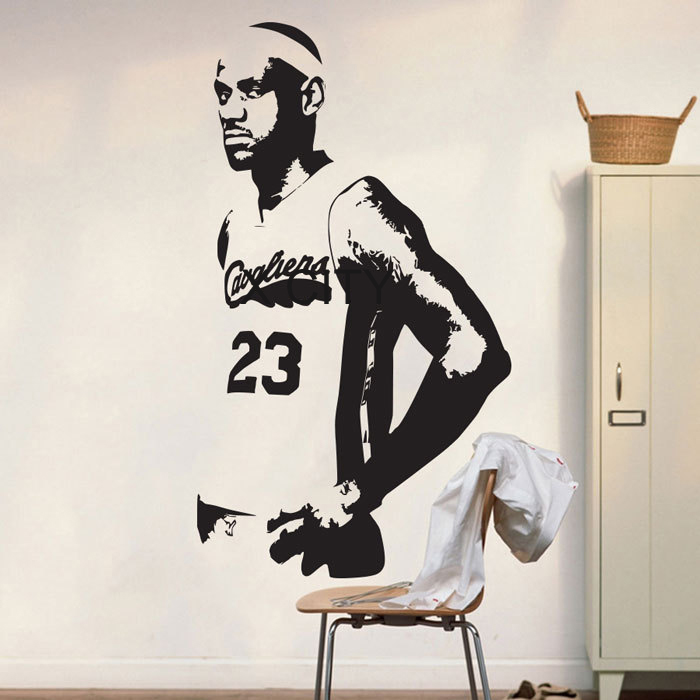 NBA  Cavs Lebron ӽ  ׷   ƼĿ Į  б  Ž ħ ȭ/NBA Basketball Cavs Lebron James Poster Graphic Wall Vinyl Sticker Decal Decor Schoo